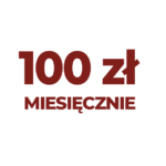 100 zł miesięcznie